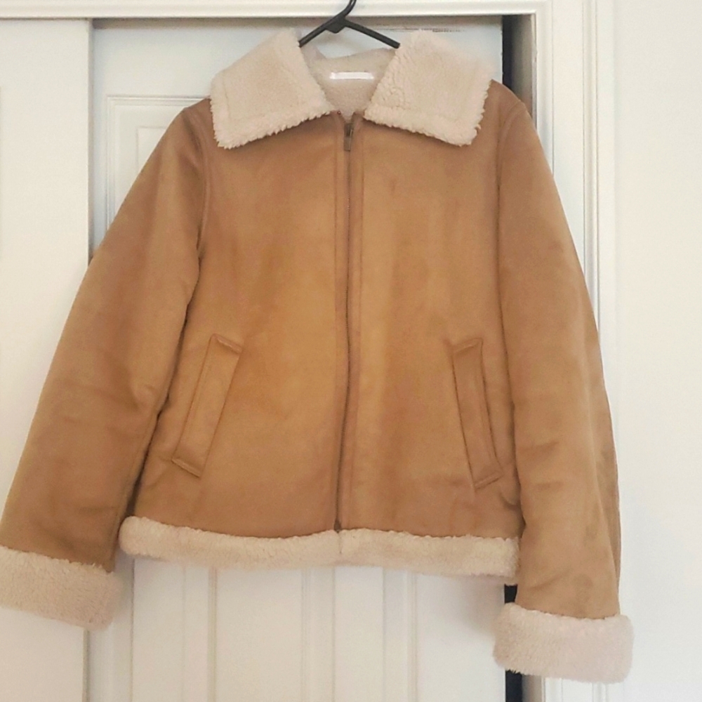 Uniqlo Faux Suede Jacket size S